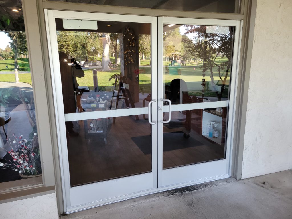 Glass and Aluminum Door Retrofit